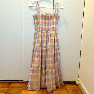 100% Cotton gingham dress